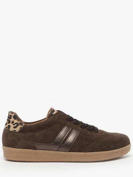 Sneakers En Cuir Gabor Marron women 18