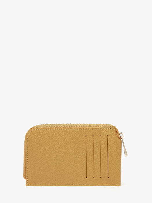 Longchamp Le foulonné Porte billets/cartes Jaune