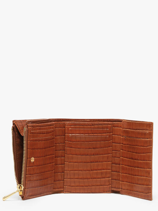 Longchamp Longchamp pocket croco Portefeuilles Marron