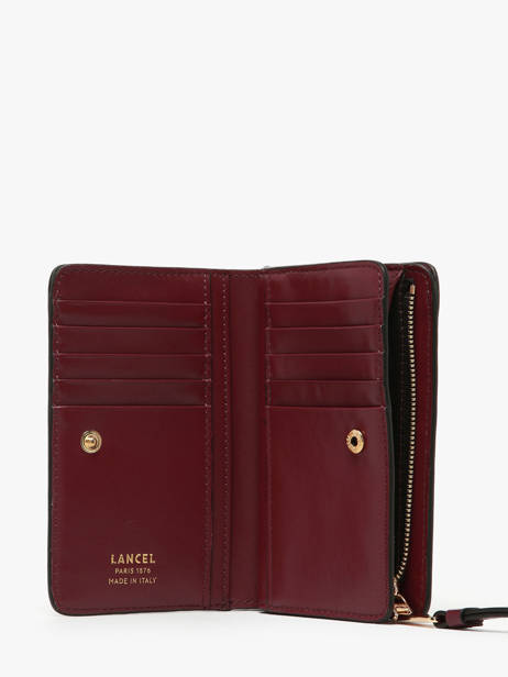 Leather Origami Wallet Lancel Red origami A13423 other view 1
