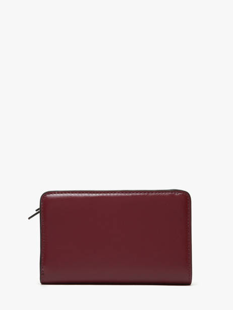 Leather Origami Wallet Lancel Red origami A13423 other view 2