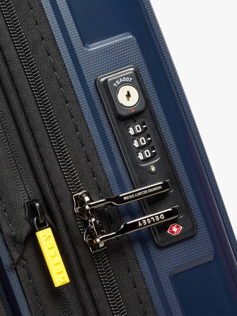 Expandable Hardside Luggage Lutece Delsey Blue lutece 3802821 other view 1