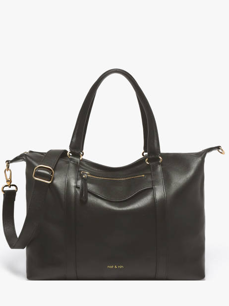 Shoulder Bag Vintage Leather Nat et nin Brown vintage THYLANE