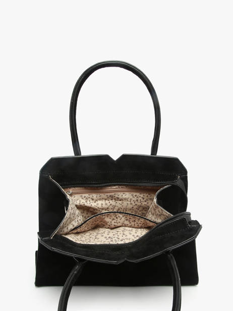 Satchel Velvet Miniprix Black velvet F7510 other view 1