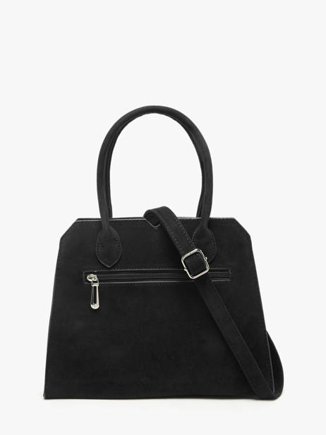 Satchel Velvet Miniprix Black velvet F7510 other view 2