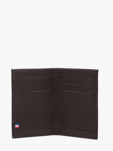 Leather Cardholder Madras Etrier Brown madras EMAD013 other view 1