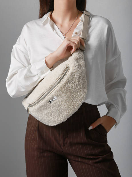 Leather Shearling Derby Winter Belt Bag Nathan baume Beige n city S other view 1