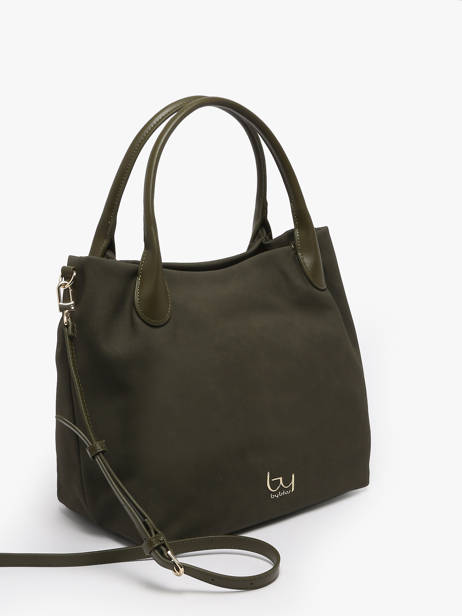 Shoulder Bag Daisy Suede By byblos Green daisy suede BS66B01S other view 1