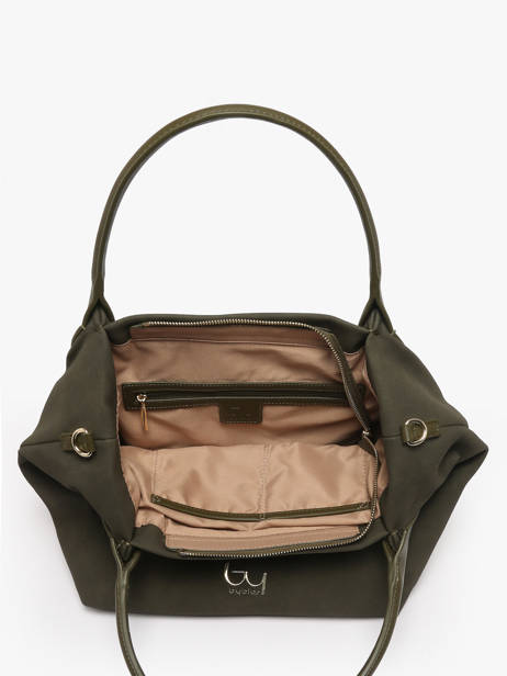 Shoulder Bag Daisy Suede By byblos Green daisy suede BS66B01S other view 2