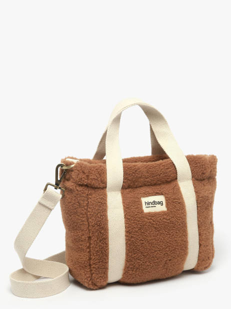 Satchel Teddy Hindbag Brown teddy TE other view 1