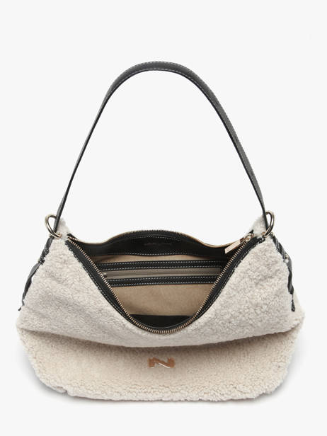 Shearling Leather Carrie Winter Shoulder Bag Nathan baume Beige vogue S other view 2