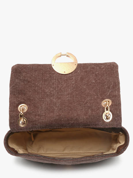 Crossbody Bag Moon Linen Vanessa bruno Brown moon 70V40533 other view 2