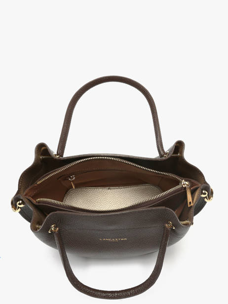 Leather Foulonné Double Satchel Lancaster Brown foulonne double 18 other view 2