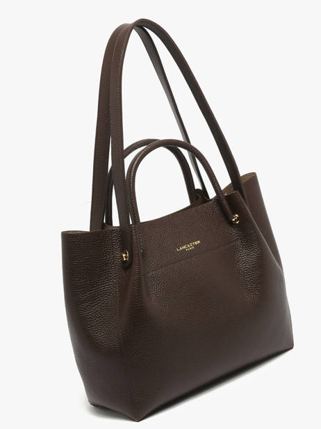 Shoulder Bag Foulonne Double Leather Lancaster Brown foulonne double 20 other view 1