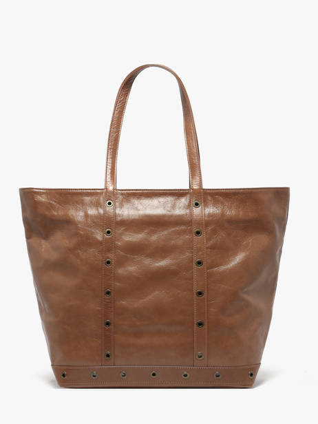 Shoulder Bag Cabas Cuir Vanessa bruno Brown cabas cuir 82V40409 other view 3