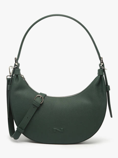 Sac Porté épaule Olga Cuir Nathan baume Vert nathan 1932 64