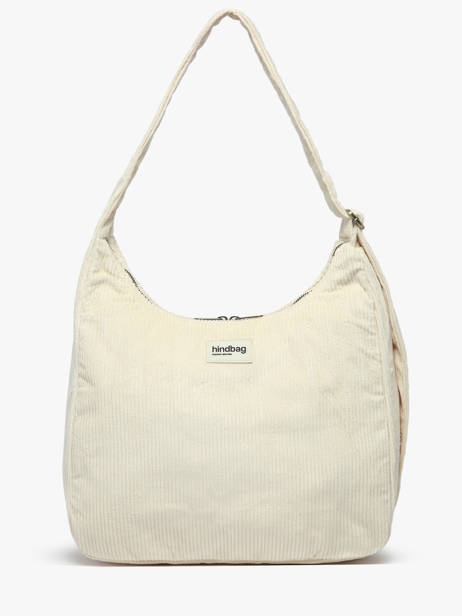 Crossbody Bag Velours Corduroy Hindbag Beige velours V