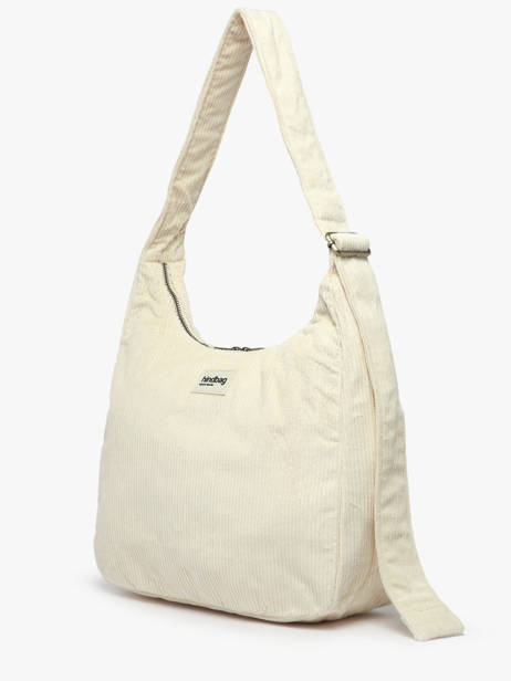 Crossbody Bag Velours Corduroy Hindbag Beige velours V other view 1