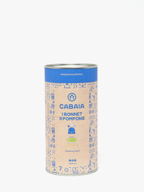 Bonnet Cabaia Blanc hats PEGUCLUB vue secondaire 2