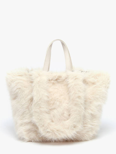 Shoulder Strap Satchel Fur Fur Miniprix Beige fur A471 other view 4
