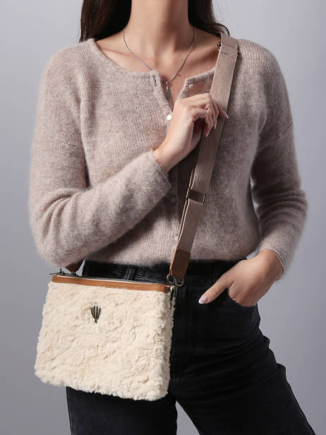 Shoulder Bag Doudou Le voyage en panier Beige doudou AHP253 other view 1