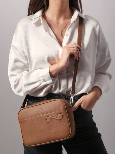 Leather N City Leuven Crossbody Bag Nathan baume Brown n city 7 other view 1