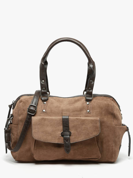 Shoulder Bag Velvet Soft Miniprix Brown velvet soft 6551