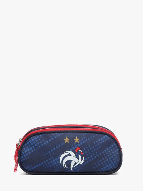 Trousse 2 Compartiments Federat. france football Bleu fff 25BX207D