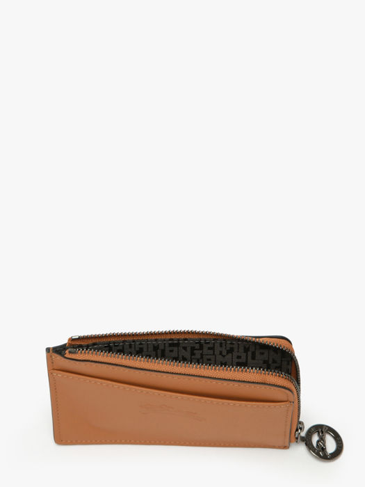 Longchamp Le foulonné Porte billets/cartes Marron