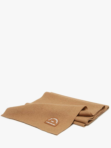 Écharpe Rue St Guillaume Karl lagerfeld Marron rsg A4W33113 vue secondaire 2