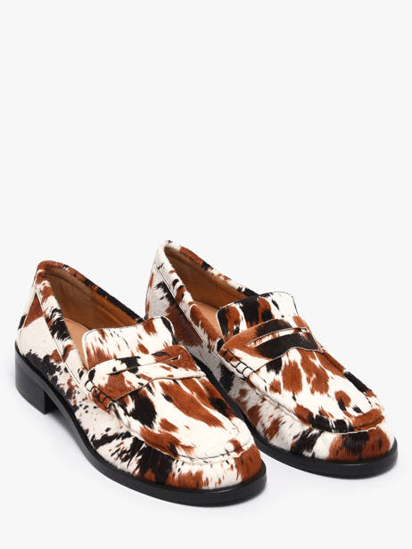 Mocassins En Cuir Inuovo Multicolore women MDC071 vue secondaire 1