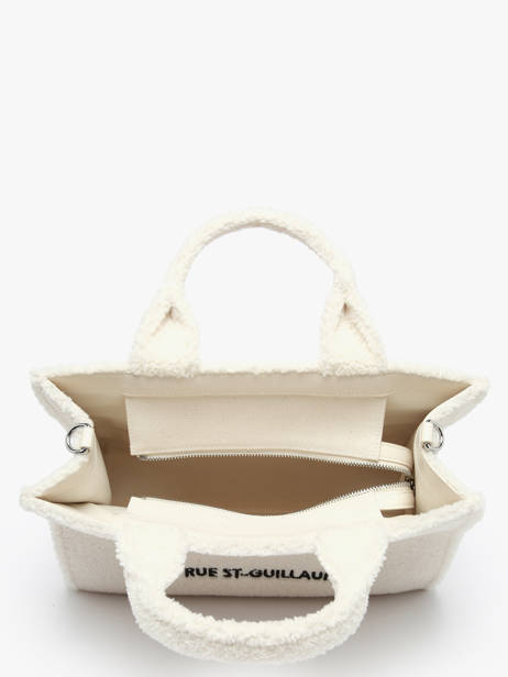 Sac Cabas Rue St Guillaume Shearling Karl lagerfeld Beige rsg A4W50013 vue secondaire 2