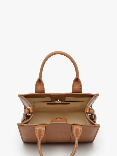 Sac Bandoulière Rsg Polyurethane Karl lagerfeld Marron rsg A4W30266 vue secondaire 2