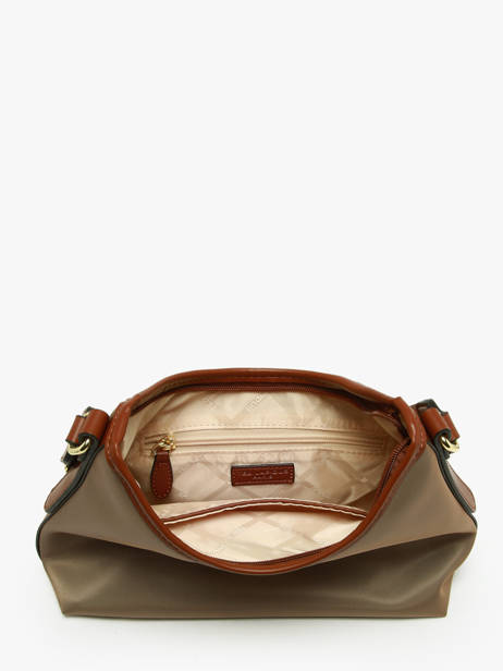 Sac Bandoulière Jamie Nylon Ted lapidus Beige jamie DU43504 vue secondaire 2