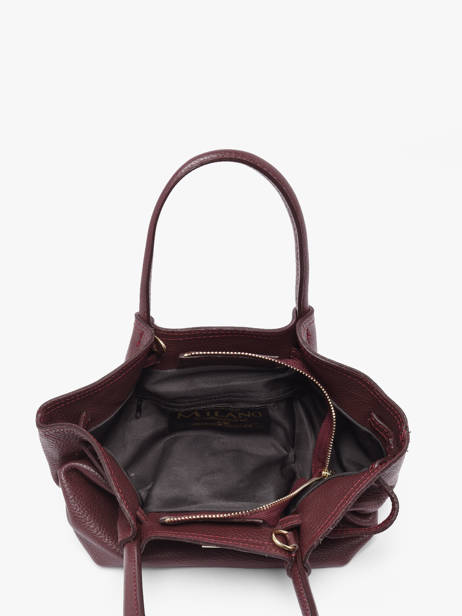 Sac à Main Caviar Cuir Milano Rouge caviar CA25063 vue secondaire 2