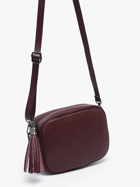 Sac Bandoulière Caviar Cuir Milano Rouge caviar CA2006N vue secondaire 1