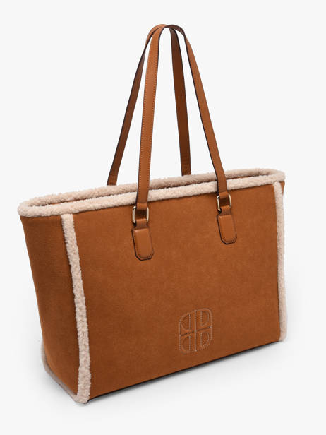 Sac Porté épaule Brit Laurent david Marron ld bags 988 vue secondaire 1