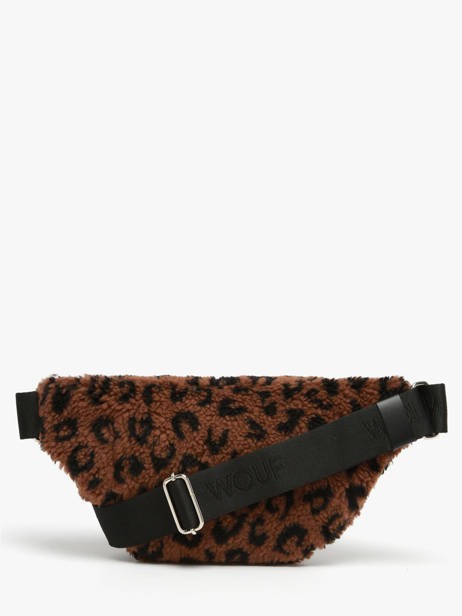 Sac Banane Wouf Marron teddy BW250030 vue secondaire 3