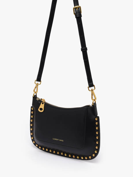 Sac Bandoulière Studs Laurent david Noir ld bags 977 vue secondaire 1
