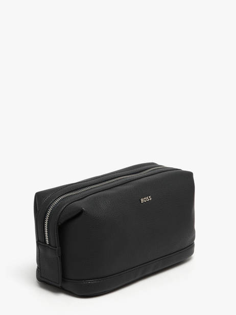 Trousse De Toilette Hugo boss Noir grained HTC518A vue secondaire 1