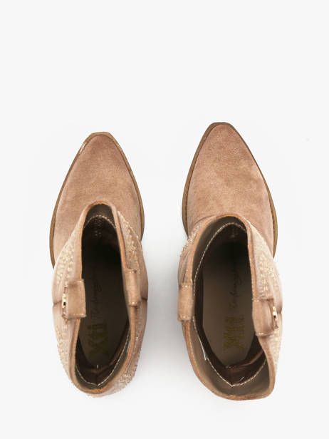 Santiags Xti Beige women 144467 vue secondaire 3