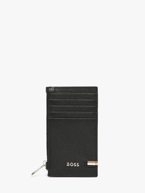 Porte-cartes Cuir Hugo boss Noir iconic HLK521A