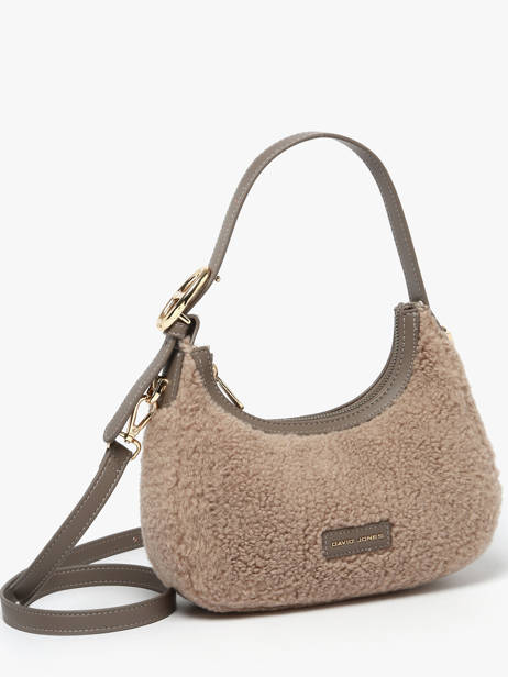 Shoulder Bag Sherpa David jones Brown sherpa CM7668 other view 2