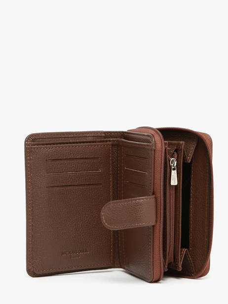 Wallet Leather Hexagona Brown confort 461063 other view 1