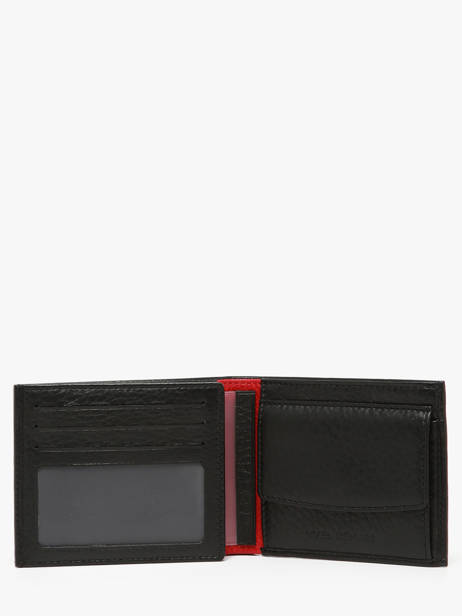 Wallet Leather Yves renard Black bicolor 2407 other view 1