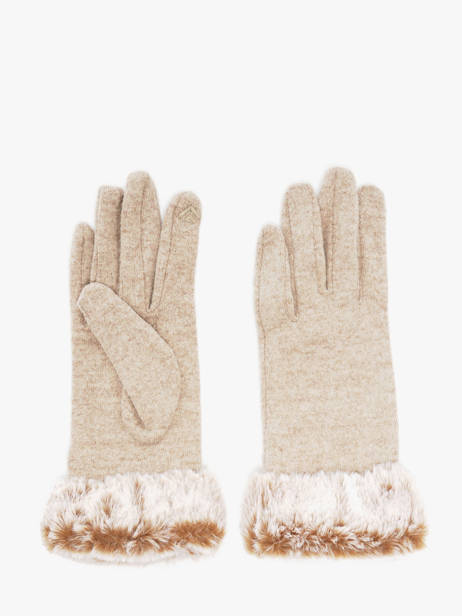 Gloves Isotoner Beige women gloves 85358