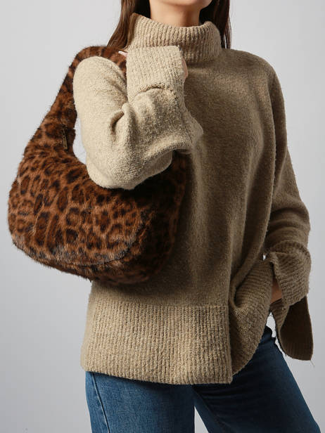 Shoulder Bag Fur Fur Miniprix Brown fur 6542 other view 1