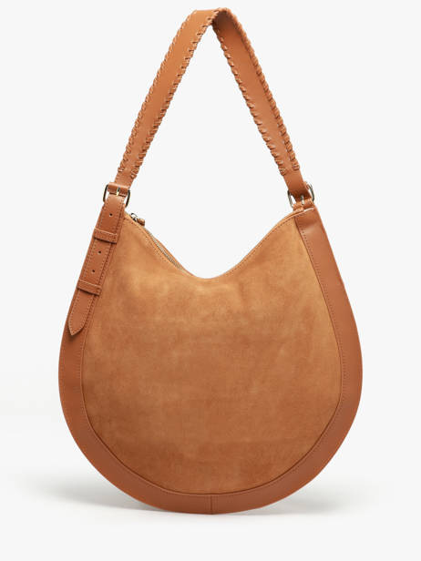 Sac Hobo M Cuir Paul marius Marron vintage M vue secondaire 4