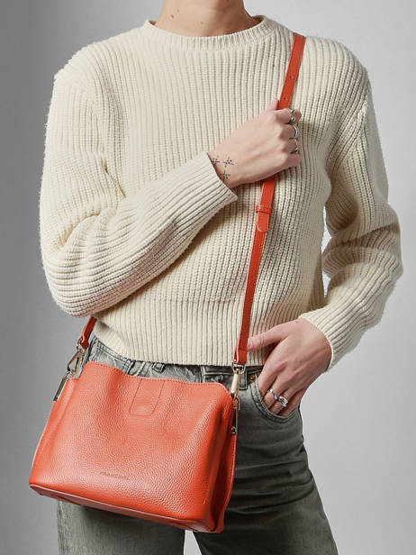 Shoulder Bag Helena Leather Francinel Orange helena 22944 other view 1