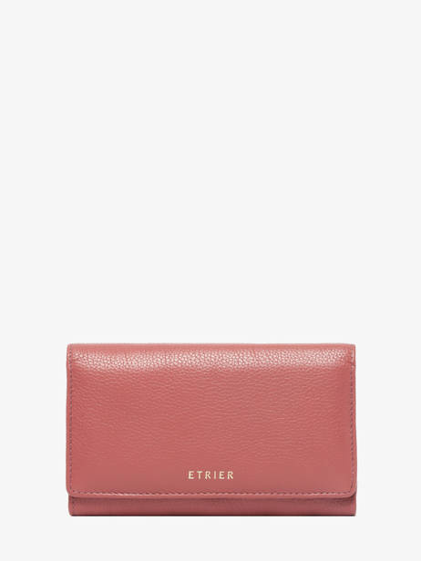 Portefeuille M Tradition Cuir Etrier Rose tradition ETRA095M